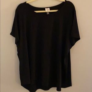 New solid black shirt.